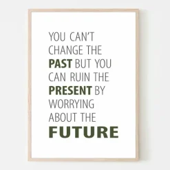 Plakat, You Can't Change The Past