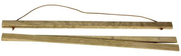 Plakatlister i egetræ - 110cm