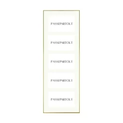 Ramme med passepartout 18x57cm