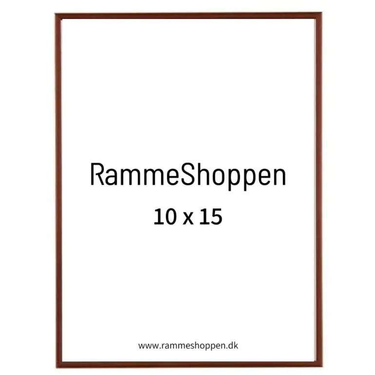 Rosegold, aluminium, blank, smal, 10x15 cm, Type 9022