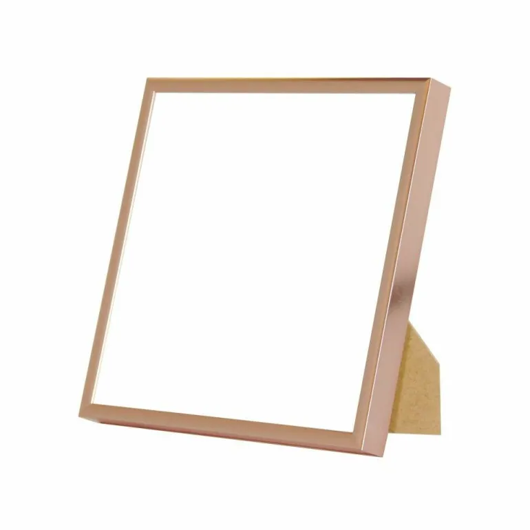 Rosegold, aluminium, blank, smal, 20x20 cm, Type 9022