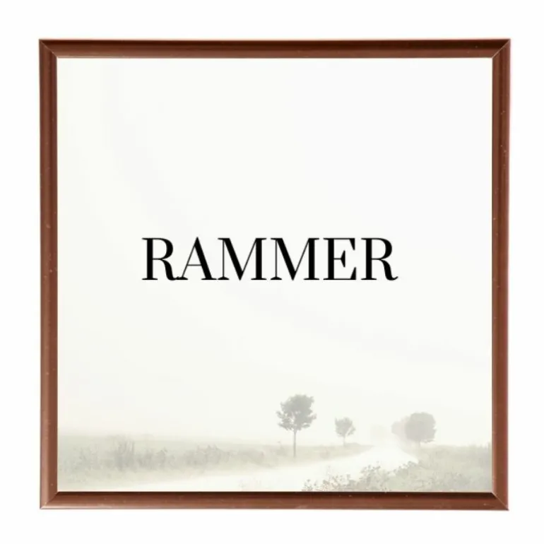 Rosegold, aluminium, blank, smal - Type 9022