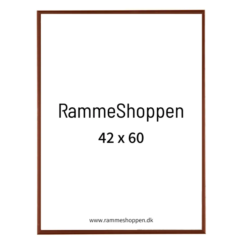 Rosegold, aluminium, blank, smal - Type 9022