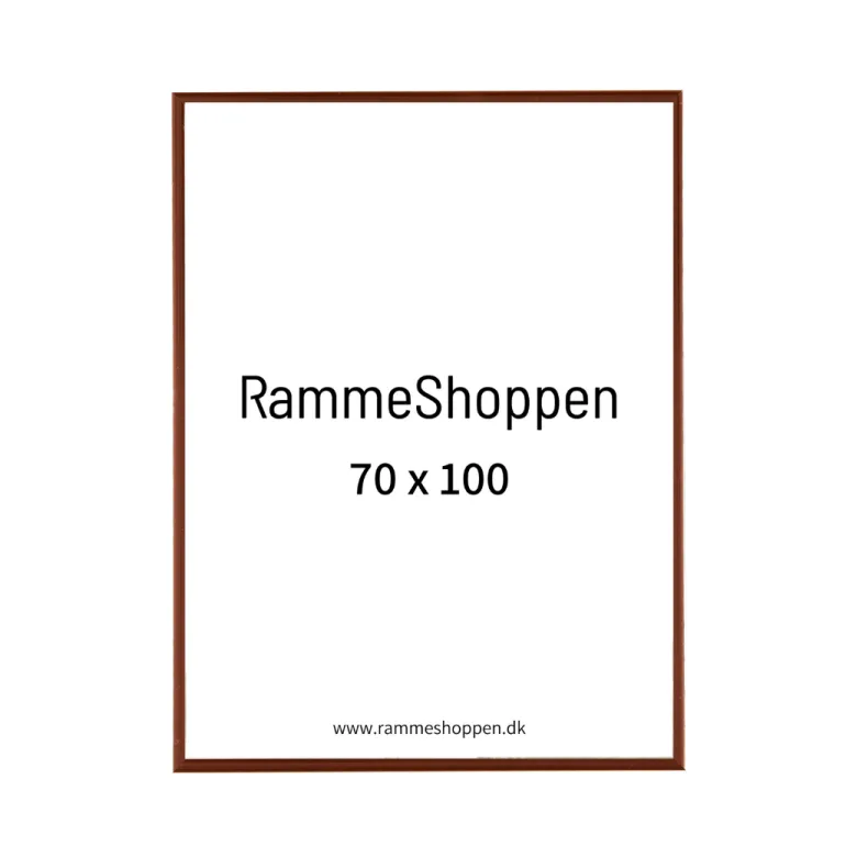 Rosegold, aluminium, blank, smal - Type 9022