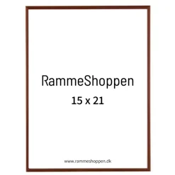 Rosegold, aluminium, blank, smal, 15x21 cm, Type 9022