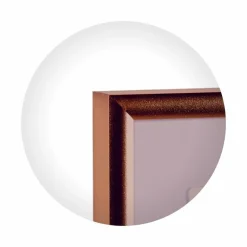 Rosegold, aluminium, blank, smal, 15x21 cm, Type 9022