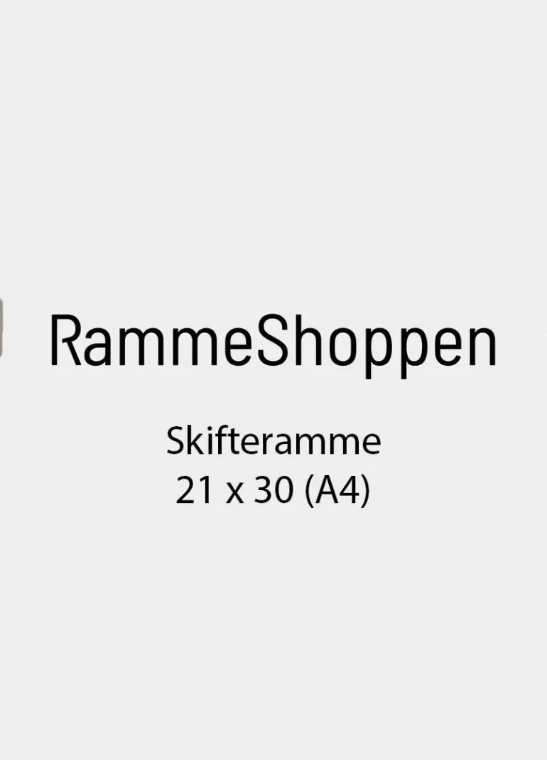 Skifteramme - 21x30 cm (A4)
