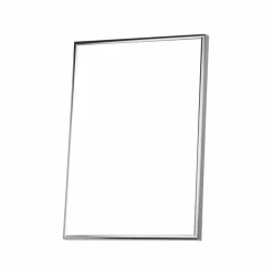 Sølvramme, aluminium, blank, smal, Type 9013