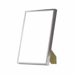 Sølvramme, aluminium, blank, smal, 21 x 30 cm, A4, Type 9013