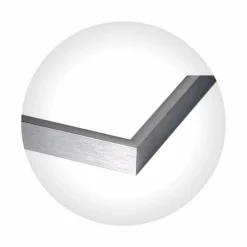 Sølvramme, grå champagne, aluminium, smal, 15 X 21 cm, A5, Type 9039