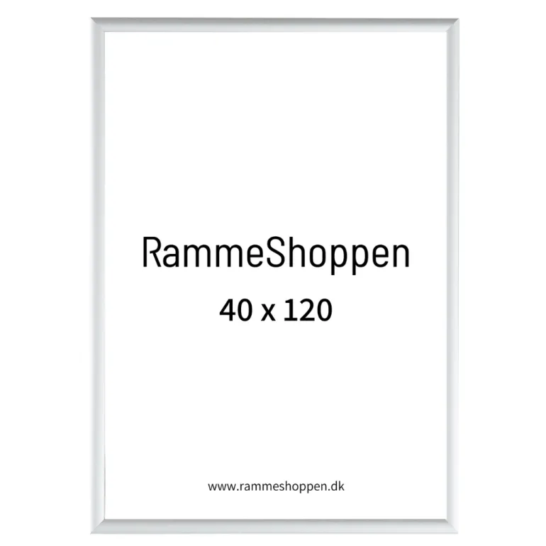 Sølvramme, mat, aluminium, smal, Type 670