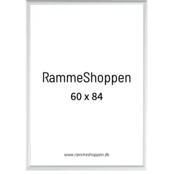 Sølvramme, mat, aluminium, smal, Type 670