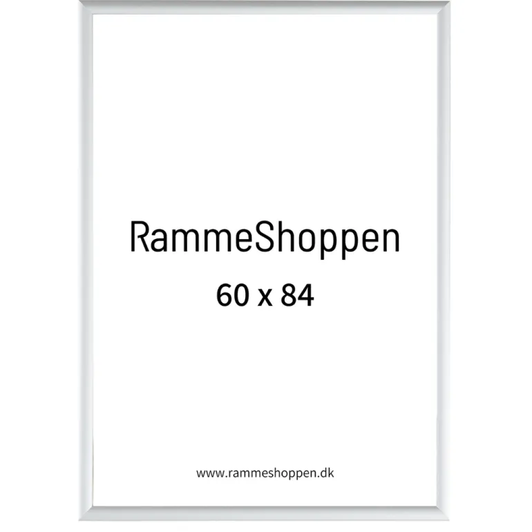 Sølvramme, mat, aluminium, smal, Type 670