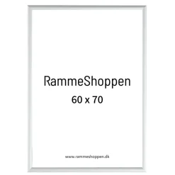 Sølvramme, mat, aluminium, smal, Type 670