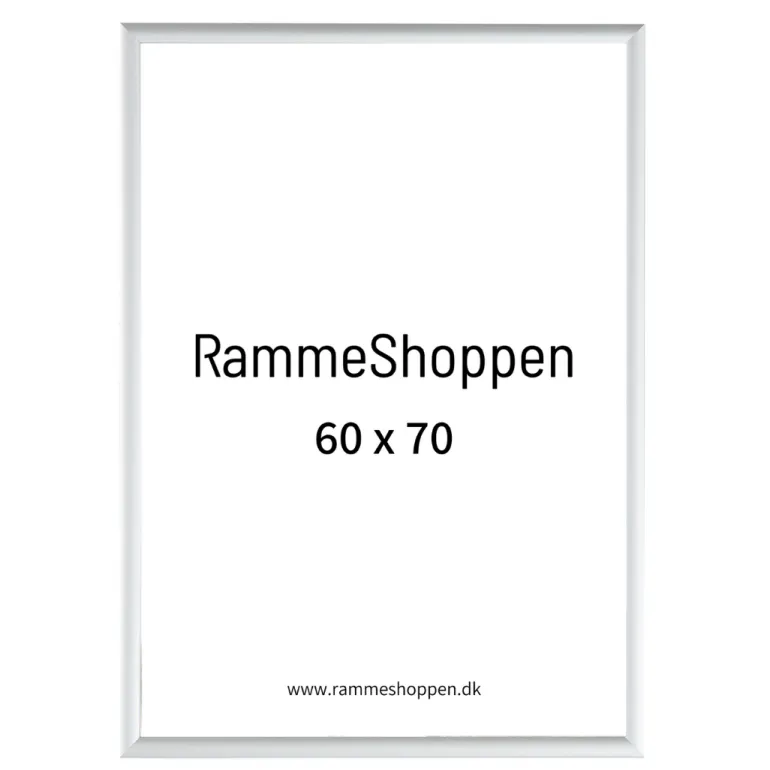 Sølvramme, mat, aluminium, smal, Type 670