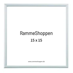 Sølvramme, mat, aluminium, smal, Type 670