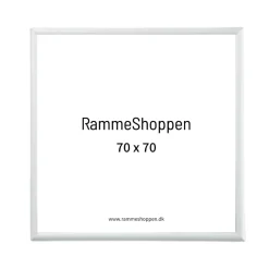 Sølvramme, mat, aluminium, smal, Type 670