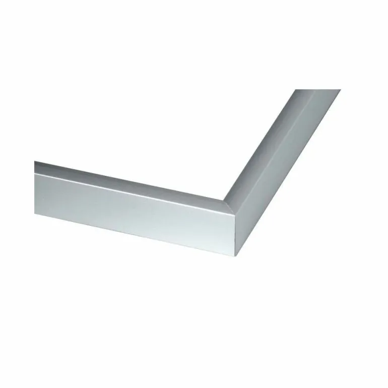 Sølvramme, mat, aluminium, smal, Type 670