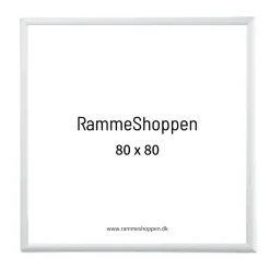 Sølvramme, mat, aluminium, smal, Type 670