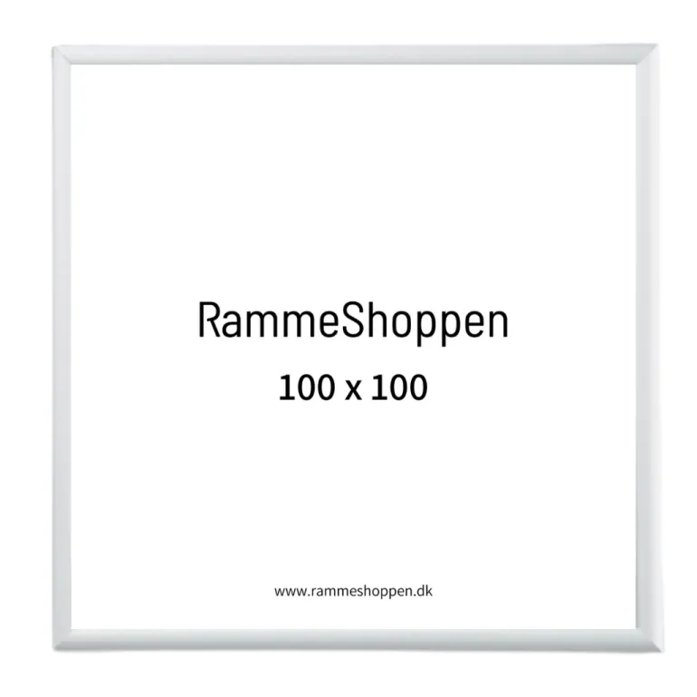 Sølvramme, mat, aluminium, smal, Type 670