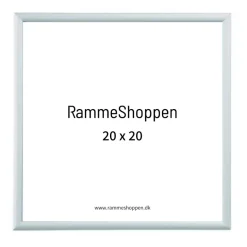 Sølvramme, mat, aluminium, smal, Type 670