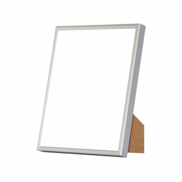 Sølvramme, mat, aluminium, smal, Type 670