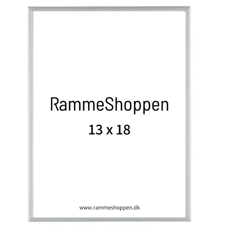 Sølvramme, mat, aluminium, smal, Type 670