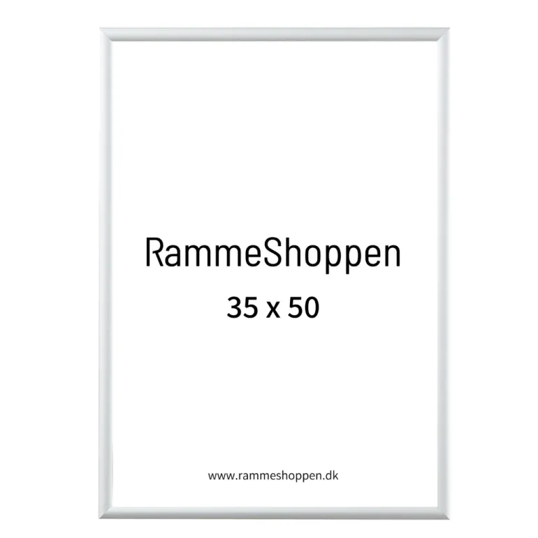 Sølvramme, mat, aluminium, smal, Type 670