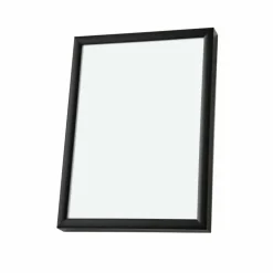 Sort aluramme, mat, smal - Type 672