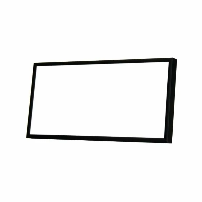 Sort aluramme, mat, smal - Type 672