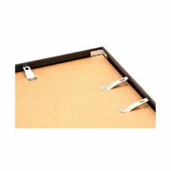 Sort aluramme, mat, smal, 40 x 50 cm, Type 672