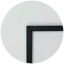 Sort MDF ramme, smal, 42 x 60 cm, A2, Type 2012