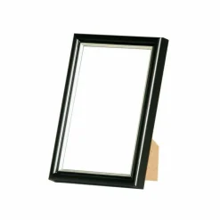Sort ramme med sølvkant, Polywood, Type 7303
