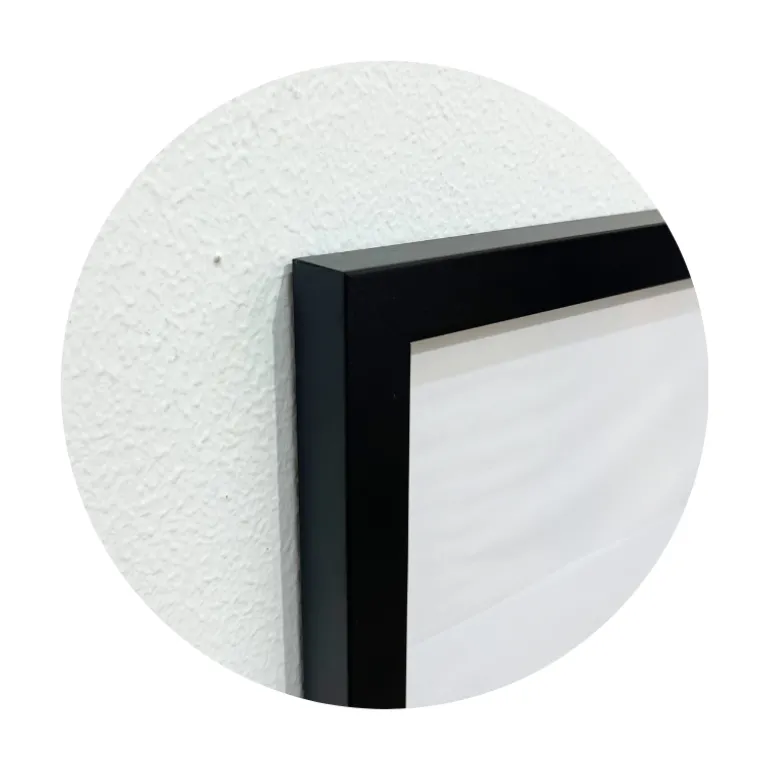 Sort træramme, 40 x 120 cm, Type 841