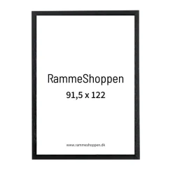 Sort træramme, 91,5 x 122 cm, Type 841