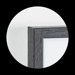 Sort træramme, refleksfri, 70 x 100 cm, Type 841