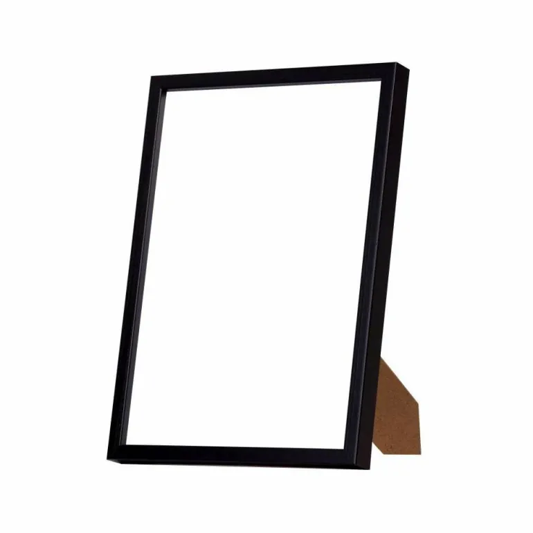 Sort træramme, smal, 15 x 21 cm, A5, Type 840