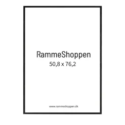 Sort træramme, smal, Type 840