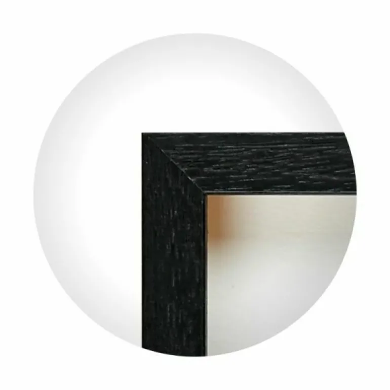 Sort træramme, smal, Type 840