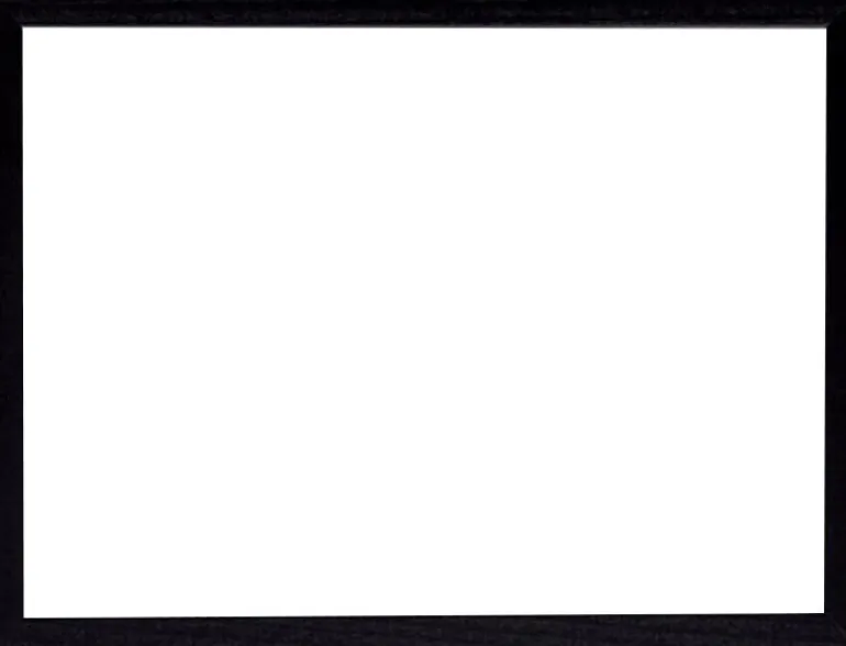 Sort træramme, smal, Type 840