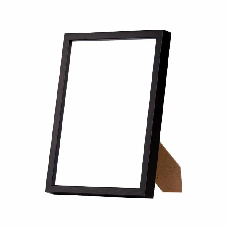 Sort træramme, smal, Type 840