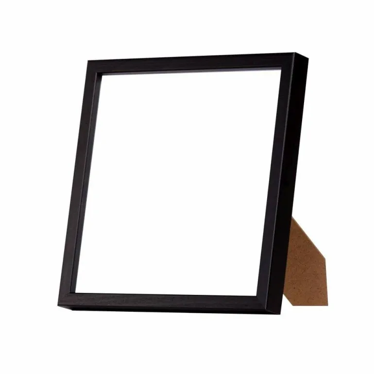 Sort træramme, smal, Type 840
