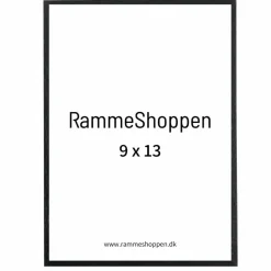 Sort træramme, smal, Type 840