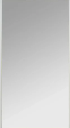 Spejl, hvid med struktur - Type 6004